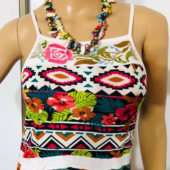 Long colorful summer dress - Picture 4 of 7